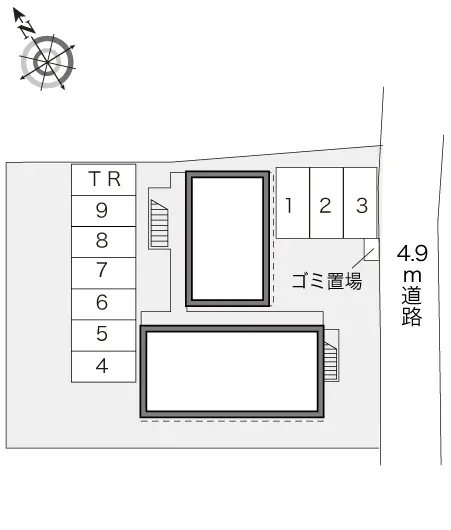 ★手数料０円★和泉市富秋町　月極駐車場（LP）